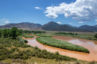 Green River and Diamond Breaks Mountains