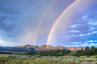 Double rainbow in spring