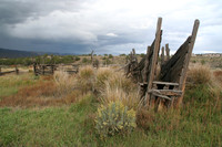 Cattle chute at the McKnight Homestead