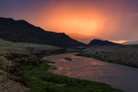 Green River and Diamond Breaks Mountains